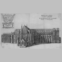 Westminster Abbey c1711,  J.C M.D. Fellow of the Royal Society (1711), Wikipedia.jpg